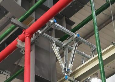 巴里坤哈萨克该抗震支架的整体式支吊架结构协调性好